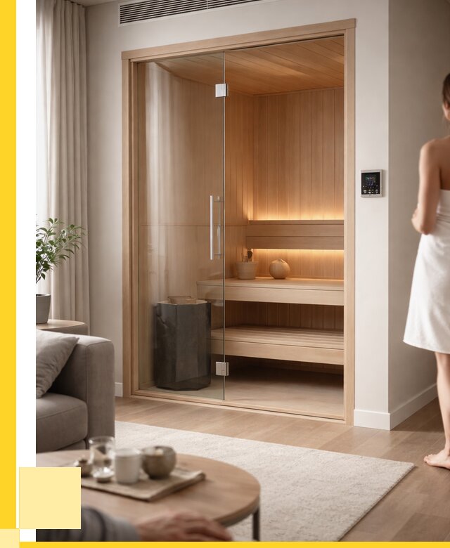 Сауна в квартире под ключ в Дубне от 122508 р. ЭриданДбн