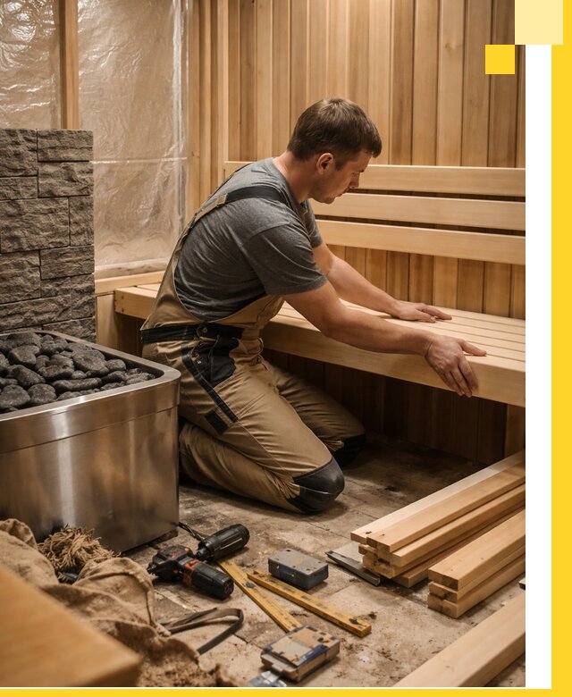 Сауны для дома под ключ с проектированием и монтажом в Дубне