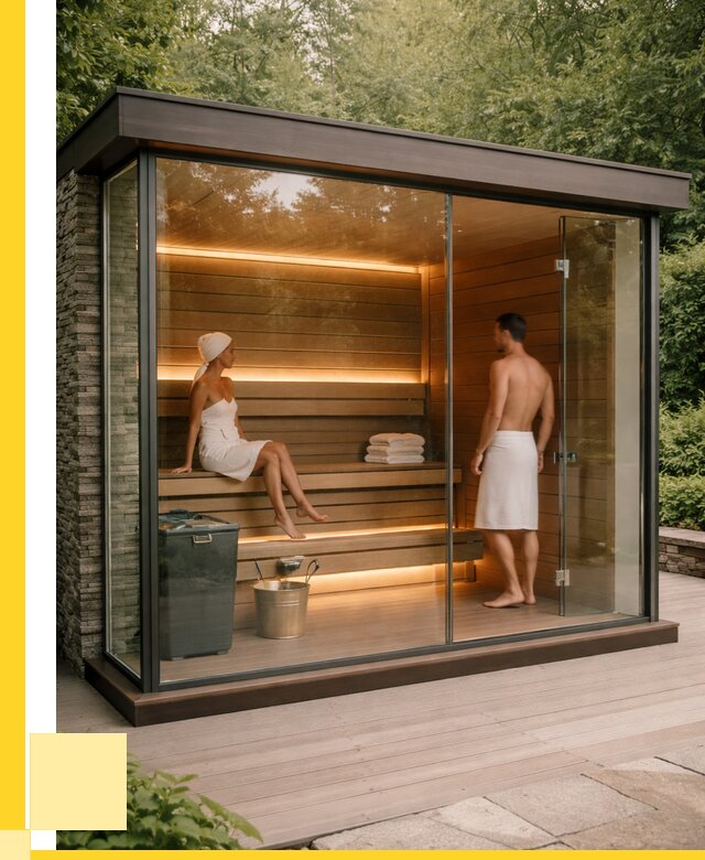 Сауна стеклянная и двери для сауны в Дубне от 255225 р. | ЭриданДбн