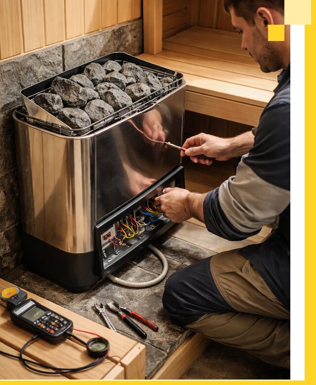 Продажа и установка электрокаменок для саун в Дубне