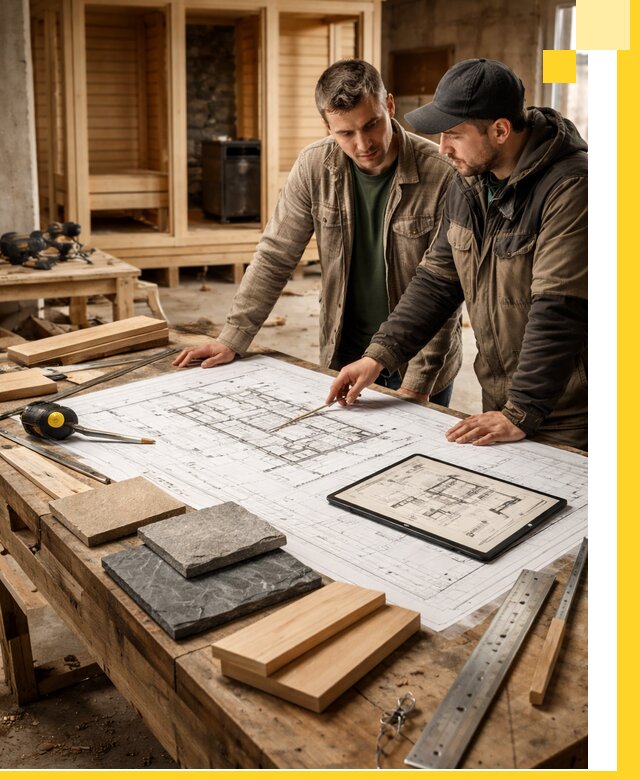 Проекты бань под ключ и планы строительства в Дубне