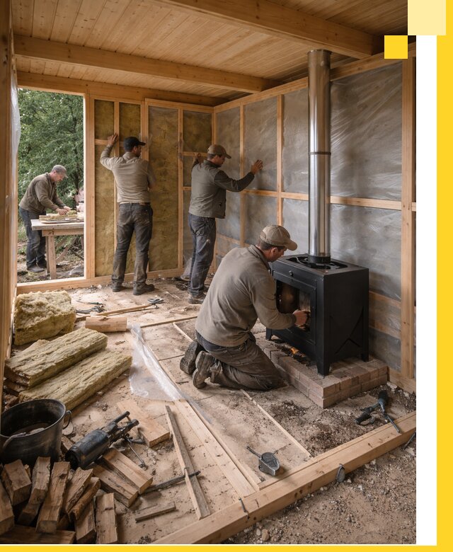 Профессиональный монтаж бань под ключ в Дубне для дома