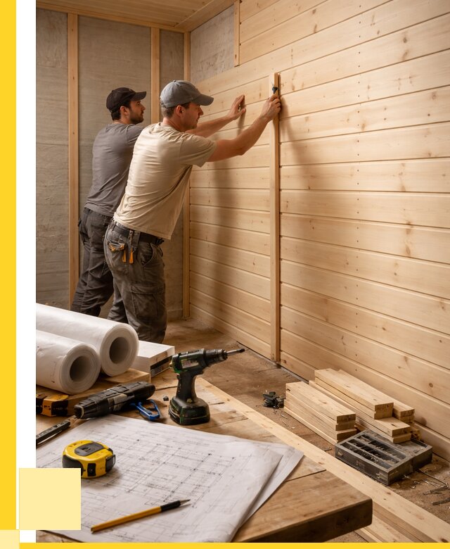 Обшивка бани вагонкой в Дубне от 1225 р., ЭриданДбн