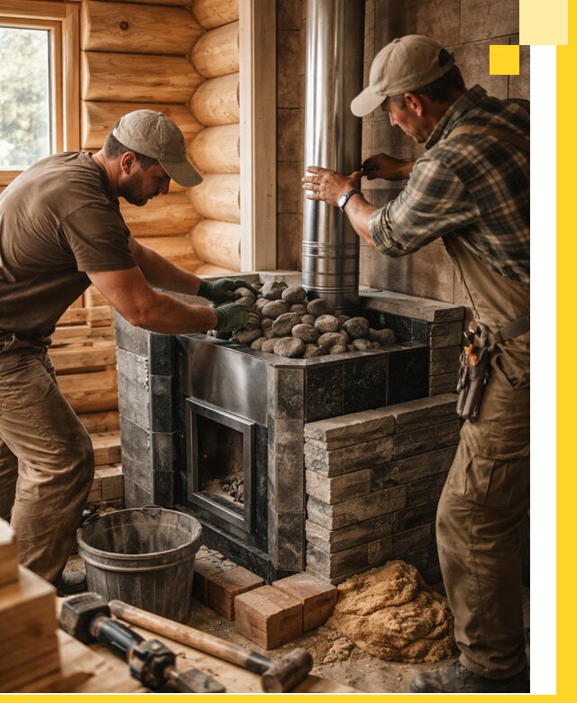 Строительство и отделка русских бань под ключ в Дубне