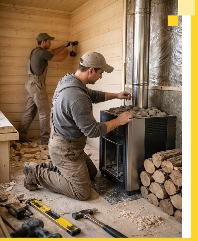 Строительство деревянных бань под ключ в Дубне проекты и монтаж