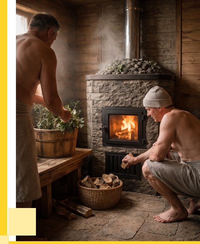 Банные печи под ключ в Дубне от 45941 р. | ЭриданДбн кирпичная