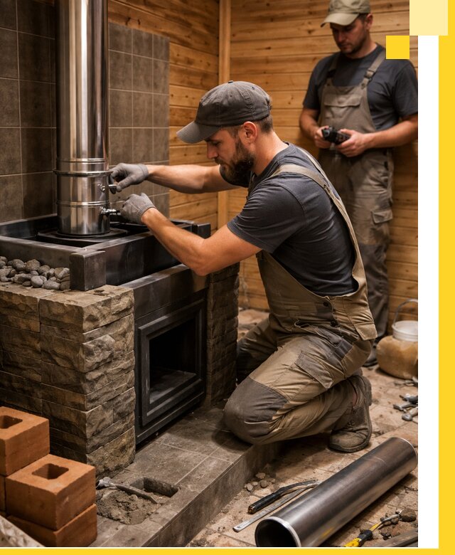 Изготовление и установка банных печей под ключ в Дубне