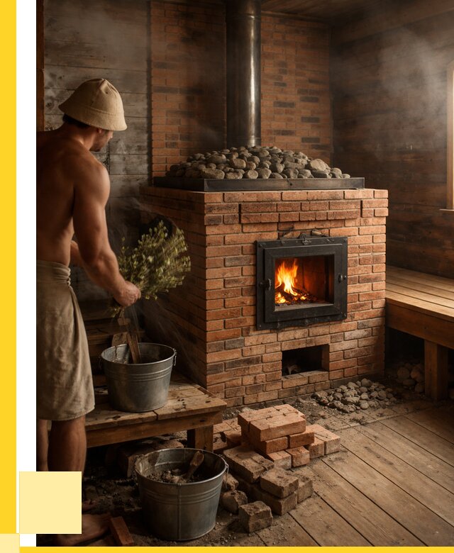 Кирпичные банные печи в Дубне от 91881 р. | ЭриданДбн