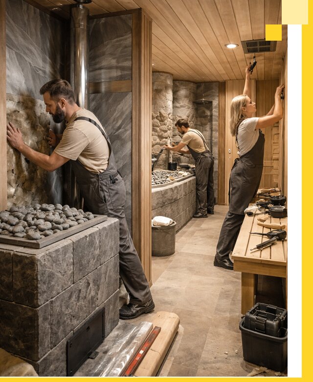 Строительство бань и SPA процедур в Дубне под ключ и отделкой