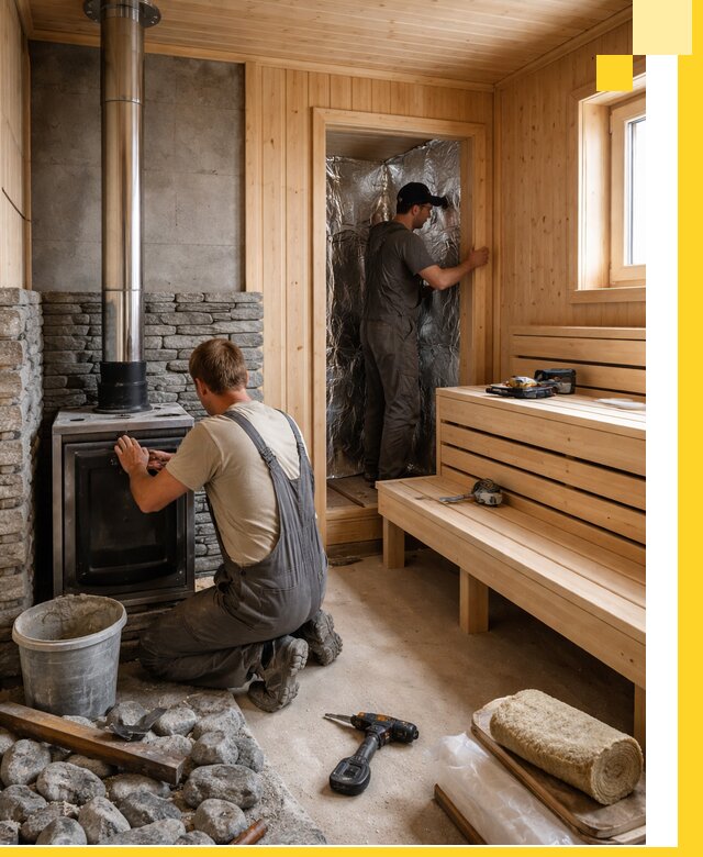 Строительство и изготовление бань под ключ в Дубне