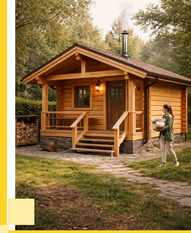 Купить баню под ключ в Дубне от 663585 р. | ЭриданДбн