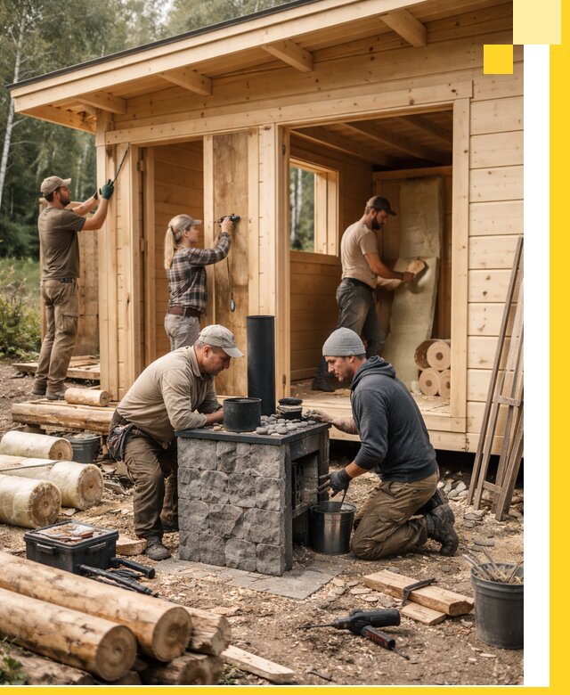 Купить баню под ключ в Дубне строительство монтаж отделка