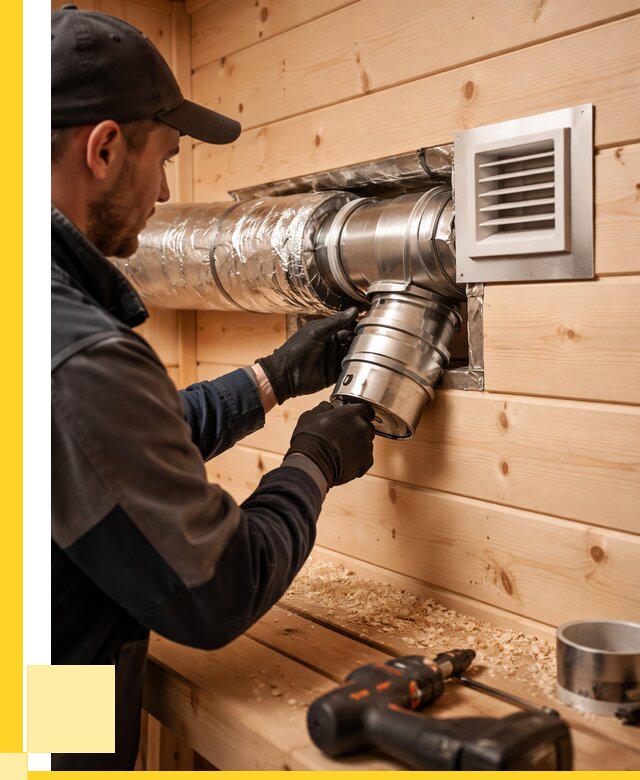 Монтаж вентиляции бани в Дубне от 12251 р. | ЭриданДбн