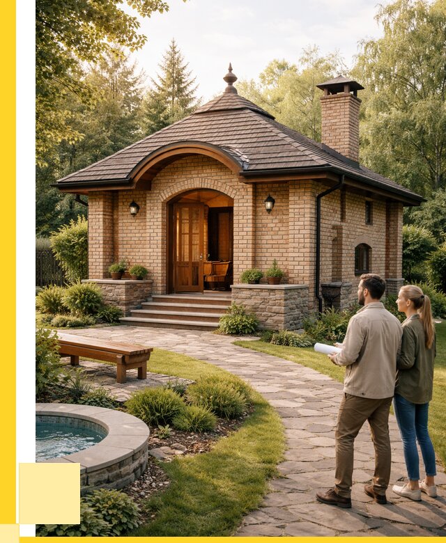 Проект кирпичной бани в Дубне от 30627 р. | ЭриданДбн