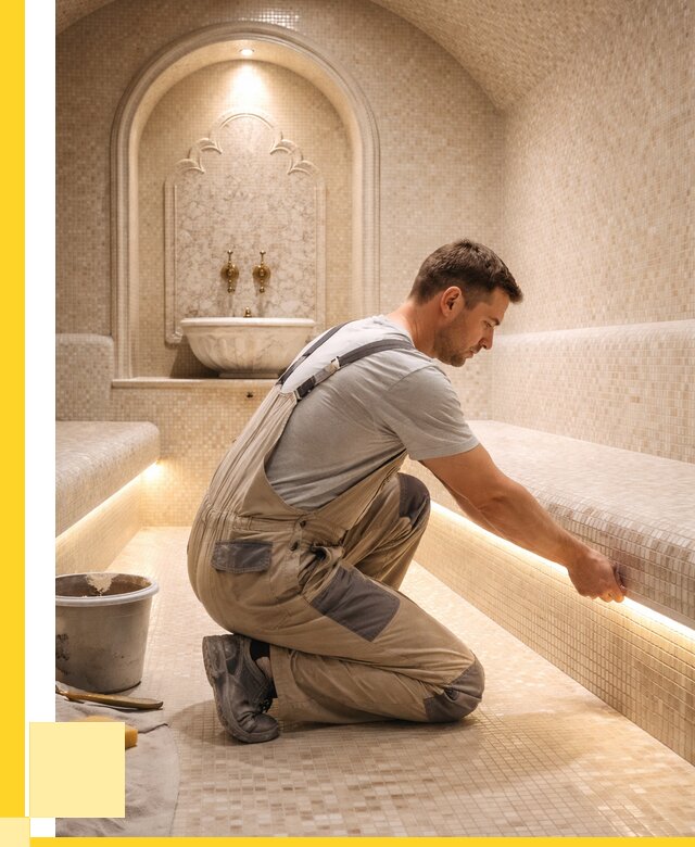 Отделка хамамов под ключ в Дубне от 5615 р. | ЭриданДбн