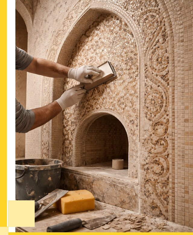 Мозаика для хамама в Дубне под ключ от 5105 р. | ЭриданДбн