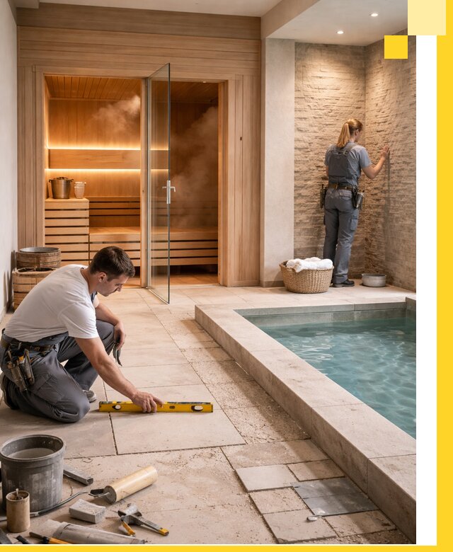 Комплексный дизайн и отделка интерьеров SPA под ключ в Дубне